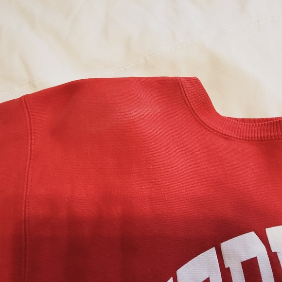 Champion Reverse Weave 90s Nebraska University Red Pullover Sweater, Size L. - Picture 5 of 16